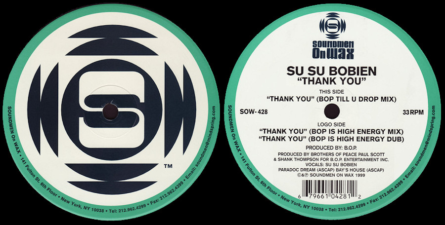 Su Su Bobien : Thank You (BOP Mixes)