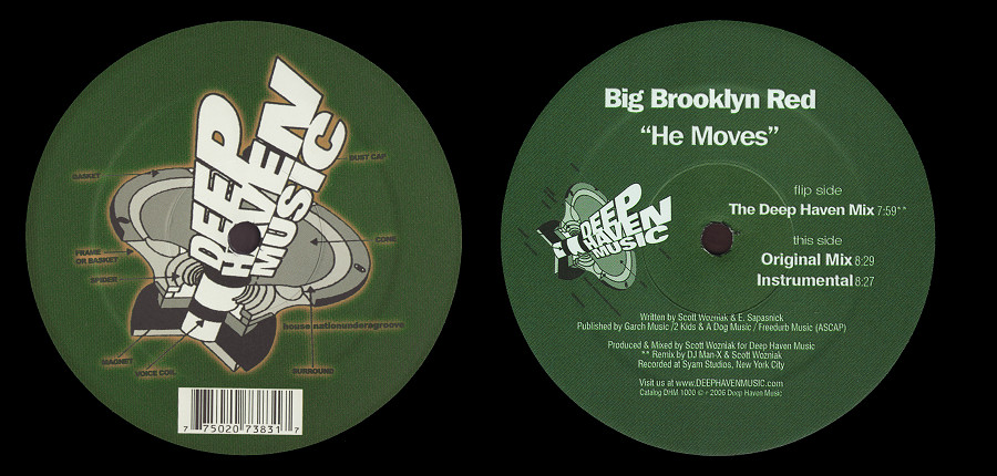 Big Brooklyn Red : He Moves (Scott Wozniak - DJ Man-X)