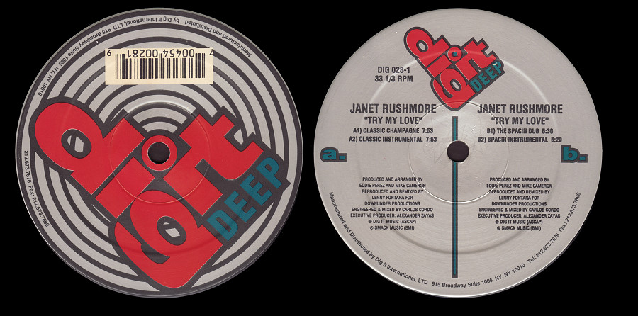 Janet Rushmore : Try My Love (Lenny Fontana)