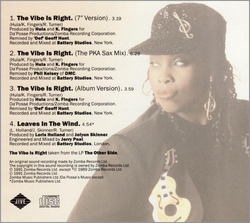 Ruby Turner : The Vibe Is Right (Phil Kelsey)