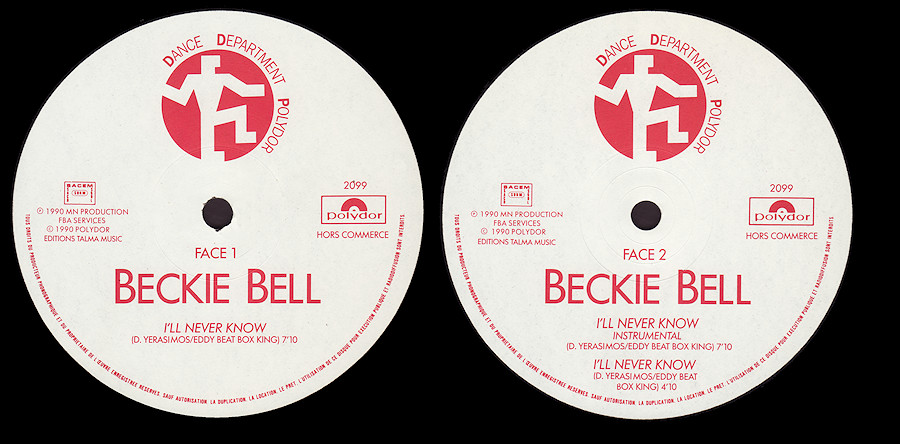 Beckie Bell : I'll Never Know (Dimitri)