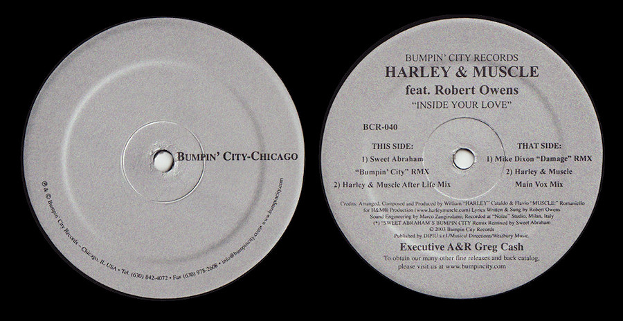 Harley & Muscle feat. Robert Owens : Inside Your Love