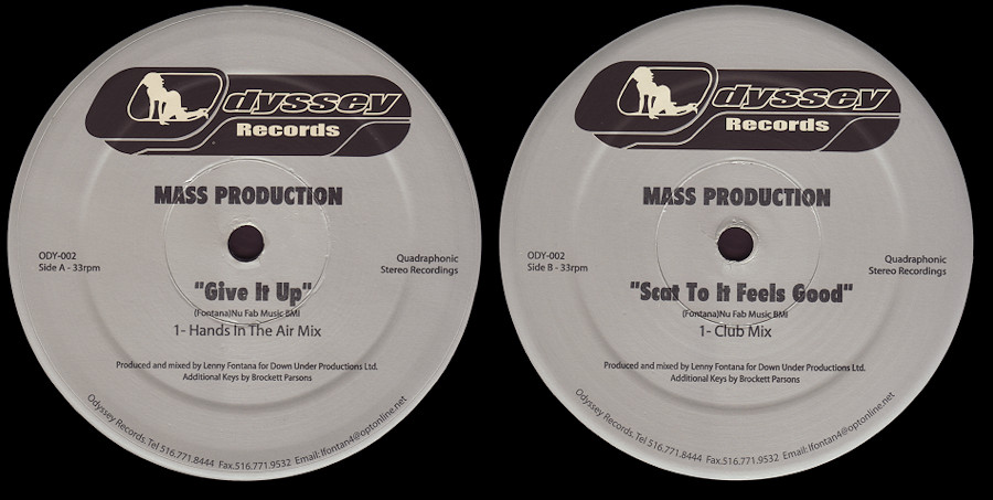Mass Production : Give It Up / Scat To It Feels Good