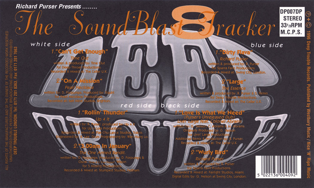 Richard Purser presents The Sound Blast 8 Tracker EP