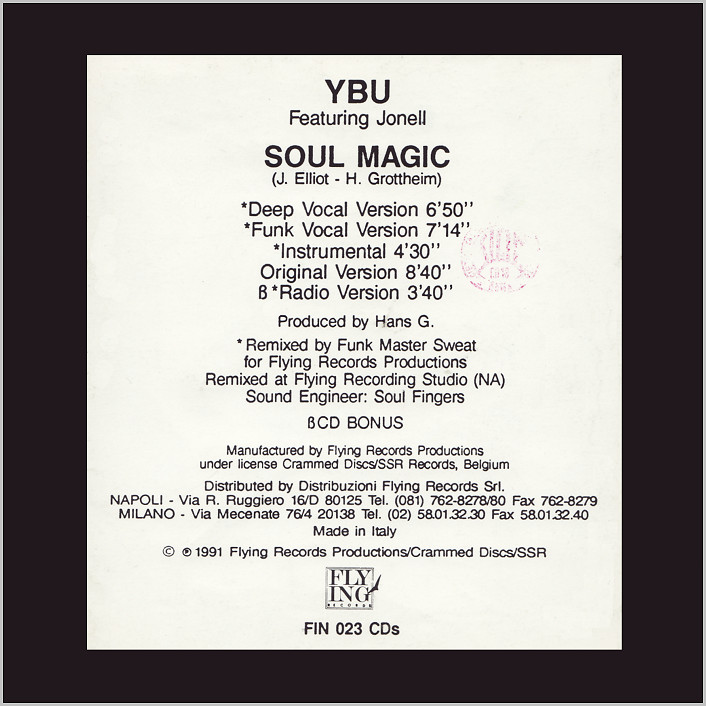 YBU feat. Jonell : Soul Magic (Hans Grøttheim)